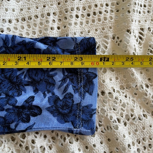 Whistles Women Blue Floral midi dress long sleeves size US8 NWT - Picture 13 of 16